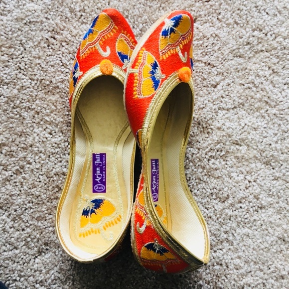 New 2018 ! Vibrant Orange Umbrella Jutti - Picture 2 of 7